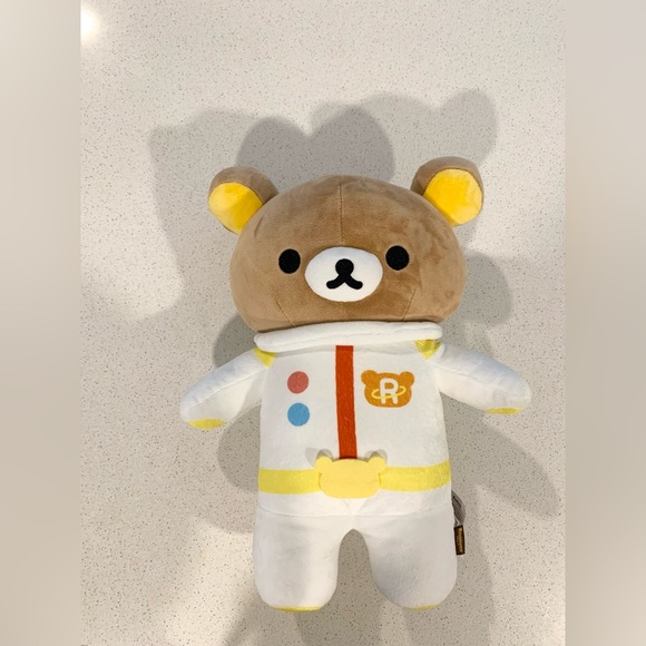 Authentic San-X Rilakkuma Astronaut Bear in White Space Suit - Picture 3 of 8